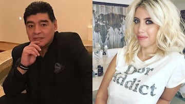 Wanda Nara ataca a Maradona tras criticar la convocatoria de Mauro Icardi con Argentina.