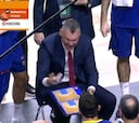 Jasikevicius se lo olía desde el principio del partido: vean la tremenda bronca que echó...