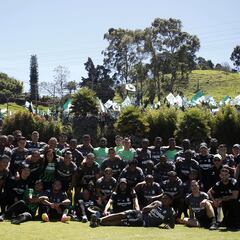 En imágenes: Así fue el banderazo de la hinchada de Nacional