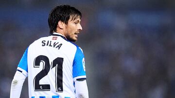 SAN SEBASTIAN, SPAIN - OCTOBER 31: David Silva of Real Sociedad reacts during the La Liga Santander match between Real Sociedad and Athletic Club at Reale Arena on October 31, 2021 in San Sebastian, Spain. (Photo by Juan Manuel Serrano Arce/Getty Images)
PUBLICADA 06/02/22 NA MA22 3COL