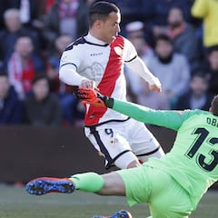 Vallecas se quedó sin poder celebrar un gol del Rayo