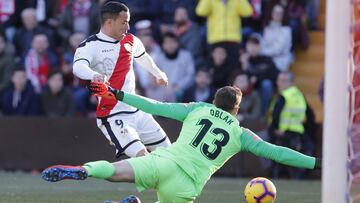 Vallecas se quedó sin poder celebrar un gol del Rayo