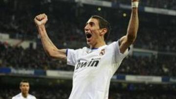 <b>DETERMINANTE.</b> Di María marcó el único gol del partido.