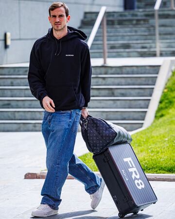 Fabián Ruiz a su llegada. 