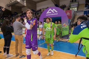 El Palma Futsal, en su última jornada en Son Moix ante el Santa Coloma
