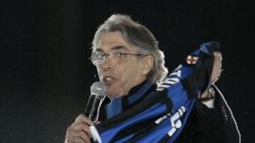 <strong>REUNIÓN.</strong> Moratti aseguró que Mancini le expresó su deseo de cumplir su contrato con el Inter.