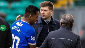 Steven Gerrard: "Alfredo Morelos está listo para jugar"