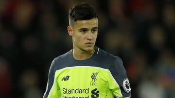 Coutinho con el Liverpool.