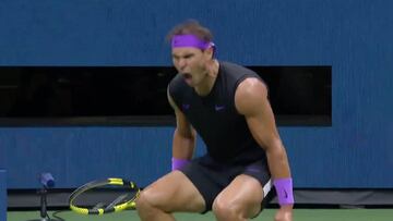 Cuando dicen "Nadal enamora a Nueva York sin darse cuenta" se refieren a este tipo de cosas