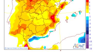 AEMET avisa de tormentas y chubascos fuertes en España: dónde serán