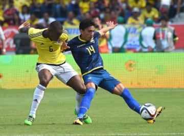 Las mejores imágenes del partido entre Colombia y Ecuador