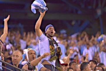 Fans en el Argentina vs Chile.