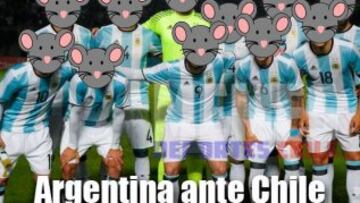 Los memes apuntaron al juego defensivo de Argentina