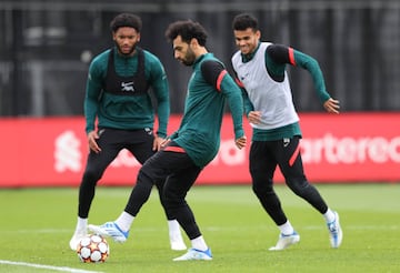 Imágenes del entrenamiento de Liverpool a tres días de jugar ante Real Madrid en la final de la Champions. Los Reds buscan su séptimo título en la Copa de Europa.