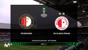 Resumen del Feyenoord vs. Slavia de Praga de la Conference League