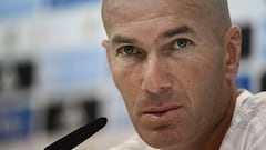 El entrenador del Real Madrid, Zinedine Zidane.