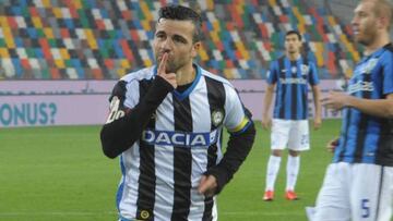 Antonio Di Natale compartió con Cuadrado en Udinese