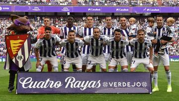 Los jugadores del Real Valladolid se conciencian para jugar los &uacute;ltimos 11 duelos de la Liga.