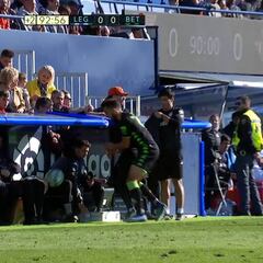 La acción de Borja Iglesias en el 92' que indignó a todo Leganés