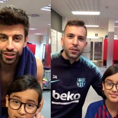 El vestuario del Barça apoya al hijo youtuber de Arturo Vidal