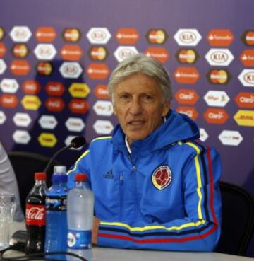 Pékerman y Cardona atendieron a los medios colombianos y argentinos previo al partido de cuartos de final de la Copa América