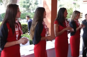 Las bellezas que acudieron a la presentación de As México