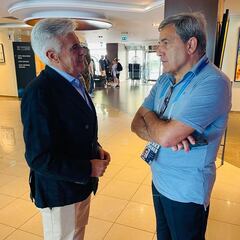 Pedro Rocha y el presidente de la Federación Portuguesa tratan la candidatura del Mundial 2030