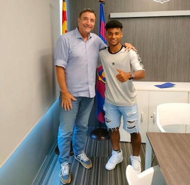 Wesley, el ‘Kanté’ de La Masia: “Vinicius es mi ídolo en el Madrid”