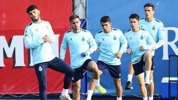 Entrenamiento del Espanyol.