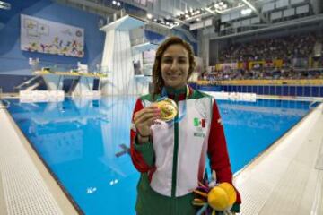 Dos veces medallista olímpica (Bronce-Beijing 2008 y Plata-Londres 2012), ambas en clavados sincronizados.