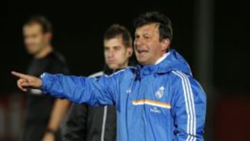 José Manuel Díaz, entrenador del Castilla.