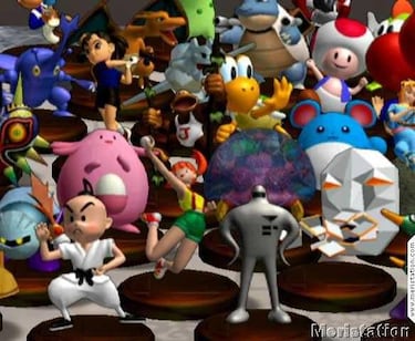 La aparición de Sonic en Super Smash Bros. Melee! era un montaje