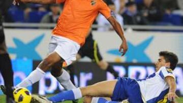 <b>EL MAYOR PELIGRO VISITANTE. </b>Eliseu fue el que más cerca estuvo, en dos ocasiones, de contrarrestar el tempranero gol de Márquez.