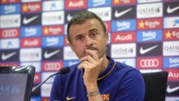 Luis Enrique: "Me gusta como primer rival en casa el Málaga"