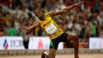 El rey Bolt también gana la final de los 200 metros