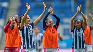 during the game Monterrey vs Pumas UNAM, corresponding to Quarterfinal second leg match of the Liga BBVA MX Femenil Clausura Guard1anes 2021, at BBVA Bancomer Stadium, on May 10, 2021.
<br><br>
durante el partido Monterrey vs Pumas UNAM, correspondiente al partido de vuelta de Cuartos de Final de la Liga BBVA MX Femenil Clausura Guard1anes 2021, en el Estadio UBBVA Bancomer, el 10 de mayo de 2021.