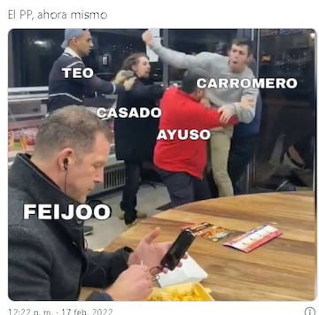 memes sobre la guerra en el Partido Popular