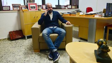 Monchi, en su despacho del Ramón Sánchez Pizjuán.