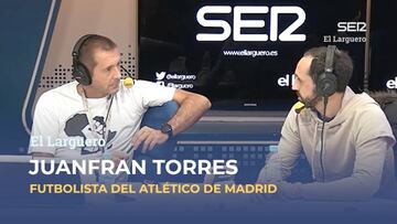 El 'recadito' de Juanfran para Xavi sobre el césped del Wanda