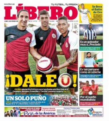 Portadas de la prensa deportiva