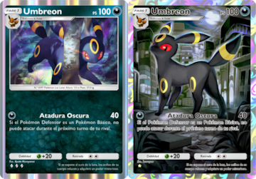 pokemon tcg pocket arboleda de eevee umbreon
