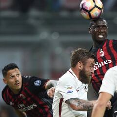 Milan-Roma: goles, resultado y resumen - Serie A 2016/2017