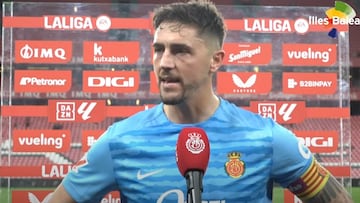 Antonio Raíllo, capitán del Real Mallorca tras el empate 1-1 en San Mamés ante el Athletic con gol suyo.