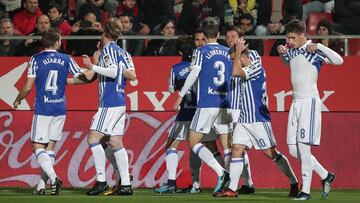 Jugadores de la Real Sociedad.