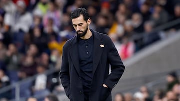Arbeloa, en el partido ante el Levante, en su estreno en el Bernabéu.