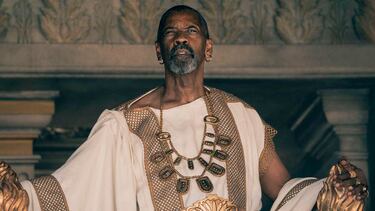 Denzel Washington compares ‘Gladiator II’ scene to real life: “We are all slaves”