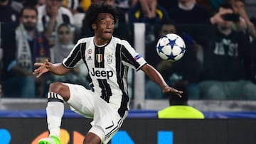 Juan Guillermo Cuadrado, extremo de la Juventus de Tur&iacute;n