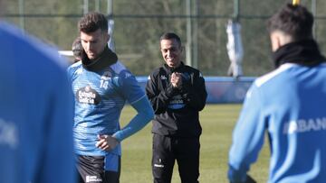 Entrenamiento Deportivo de La Coru&ntilde;a. Borja Jim&eacute;nez