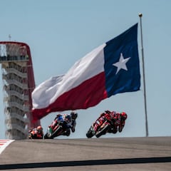 Rins aprieta a Bagnaia hasta lograr la victoria