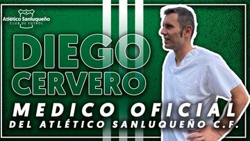 Diego Cervero será el médico del Atlético Sanluqueño